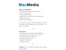 Tablet Screenshot of macmediasg.com